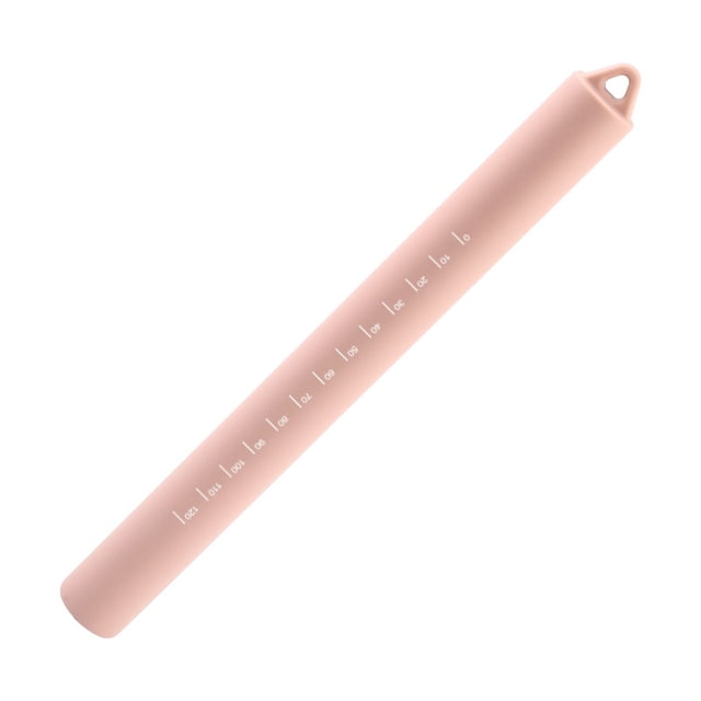 Premium Non-Stick Silicone Rolling Pin with Stainless Steel Core – Versatile Baking Tool for Dumpling Wrappers, Bread & Pastries, Export-Quality Kitchen Essential, Affordable 5-10 USD, Nordic Pink