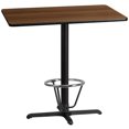 thumbnail image 1 of Flash Furniture 30" x 42" Laminate Top Pub Table in Walnut, 1 of 4