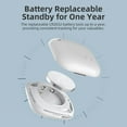 thumbnail image 5 of Bluetooth Tracker, Smart Air Tracker Tags,Key Finder and Item Locator Compatible with Apple Find My (iOS Only),Wireless Smart Tracker Tag for Keys/Luggage/Wallet,4-Pack,White, 5 of 10