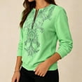 thumbnail image 7 of QQZ Quarter Zip Pullover Sweatshirt For Women, Printed V Neck Sweatshirts Fleece Long Sleeve Women's Fashion Hoodies & Sweatshirts, 7 of 7