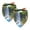 Multi-colored, variant on PhooArto Alien Stands Earth Dog Bandanas, 2 Pack Soft Washable Pet Scarf Triangle for Large Dogs Puppies and Cats