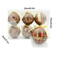 thumbnail image 3 of KOYPTL 6Pcs 3.15In Christmas Ball Ornaments Set for Tree with Definition Color Printed,Hanging Bulbs Pendants for Christmas Tree Porch Yard Holiday Decorations for Xmas Birthday Home Party Supplies, 3 of 6