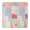 Pioneer Flower Floral, variant on Pioneer Flower Floral Print Pattern Square Fitted Tablecloth with Elastic Edge,Square Table Cover,Washable Elastic Table Cover for Home Kitchen Party Decor 34"x34"