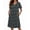 Dark Grey Star, variant on Zipper Robes for Women Short Knit Bathrobes Lightweight Knee Length Housecoat with Pockets Nightgown
