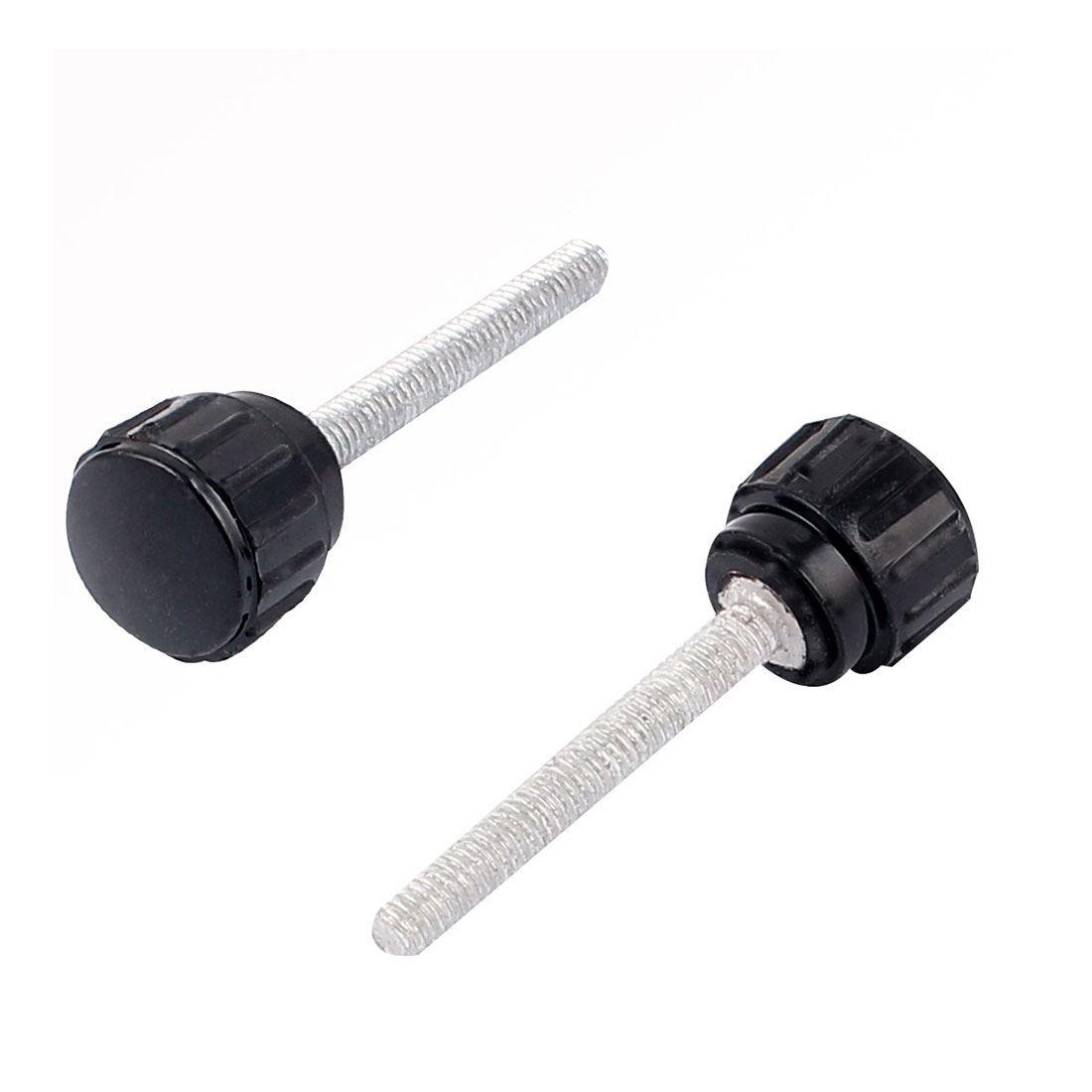 M4 x 30mm Male Threaded Plastic Screw On Type Clamping Knob Handle 42mm