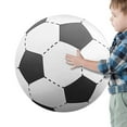 thumbnail image 6 of 23.6in Thickened Inflatable Soccer Ball, Durable PVC Beach Ball for Outdoor Fun, Large Advertising Ball, Great for Party Events, 6 of 7
