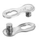 thumbnail image 1 of 1 par de eslabones faltantes para bicicleta, cadena de 10 velocidades, cadena de bicicleta de acero plateado reutilizable, 1 of 5