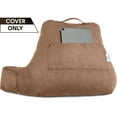 thumbnail image 6 of Standard+ Husband Pillow Aspen Edition Saddle Brown Cover Pillowcase, Soft Easy-Care Wash Fabric Designed, Two-Sided Reversible Fabric, Big Long Zipper for Remove, Perfect Fit for Reading Bed Rest, 6 of 9