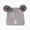 Grey Cap, variant on 0-36 Months Baby Toddler Beanie Cuffed Beanie Warm Knit Cute Hat with Pom-Pom for Boys Girls Baby Beanies Hat