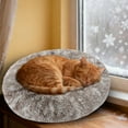 thumbnail image 3 of Lit pour Animaux Orthopédique Doux Coussin de Sommeil d'Hiver Chaud et Confortable avec Design Réversible en Poils Longs pour Chat et Chien d'Intérieur, 3 of 5