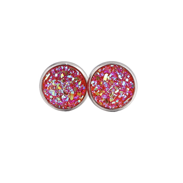 Qarigey 1 par de pendientes de tuerca de acero inoxidable para mujer, regalos para novias y madres, accesorio de joyería para celebración de compromiso Ropa, zapatos y accesorios Miscelánea tipo 4 Qarigey AP011021-04