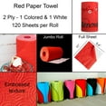 thumbnail image 7 of Renova Red Paper Towels, 1 Roll, 120 Sheets Per Roll, 7 of 7