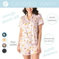 thumbnail image 2 of Hello Mello Carried Away Lounge Top and Shorts, 2-Piece Pajama Set, Sweet Dreams Large/X-Large (Women's), 2 of 7