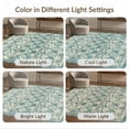 thumbnail image 7 of ODIKA 2'x3' Washable Accent Rug Pet Friendly, Bedside Mat Accessories Distressed Lattice Vintage Plaid Vanity Decorations for Bedroom, Nursery, RV, 7 of 7