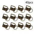 thumbnail image 1 of Juego de 40 piezas de herrajes para llaveros, accesorios para llaveros de pulsera, bolsos y accesorios para pulseras., 1 of 5