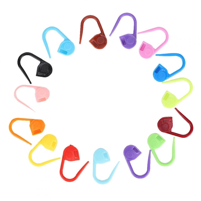 Plastic Positioning Buckle, Small, Safe, Colorful Knitting Pin, For DIY Art Knitting Home Handicrafts