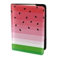 thumbnail image 2 of Pofeuu Watermelon Print Travel Document Organizer Passport Holder Men Women for Family (6.5 in x 4.5 in),Wallet Holder Credit Card Clutch Bag Case, 2 of 5