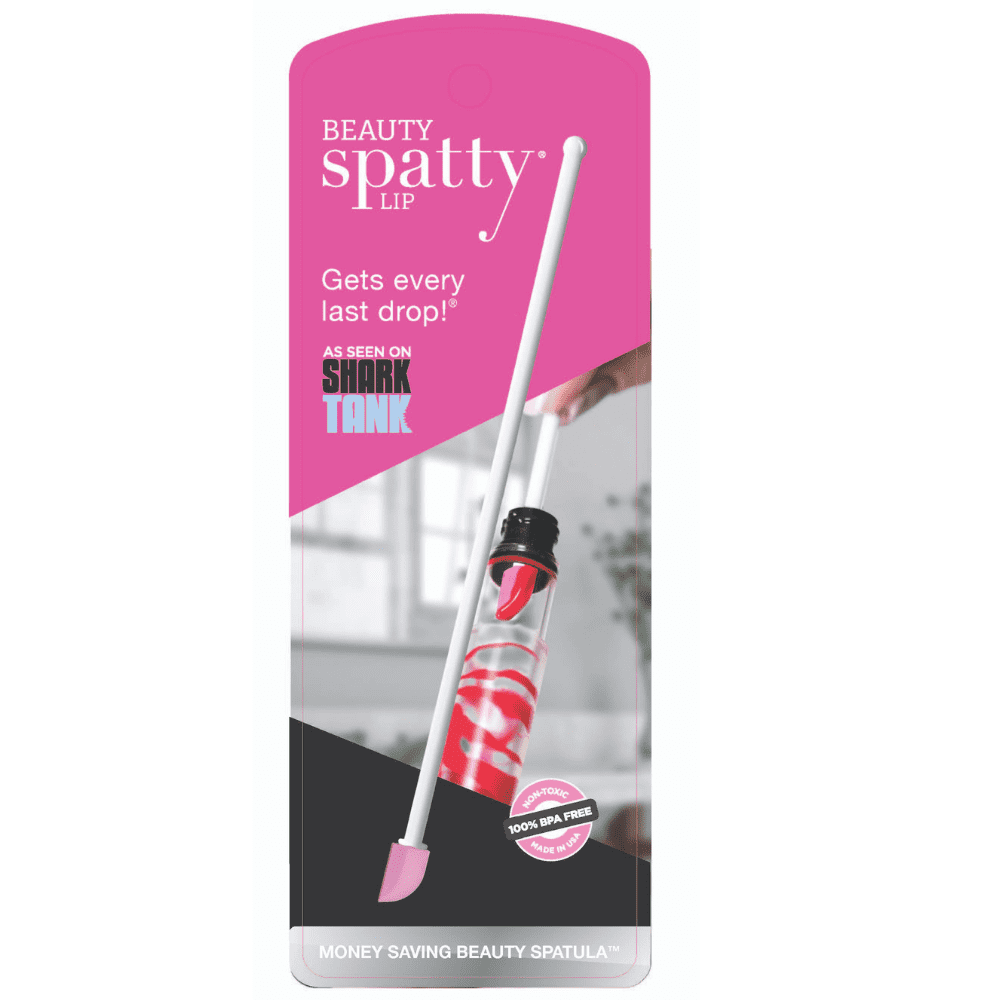 Spatty Lip, Beauty Spatula, Pink, Reusable, Flexible, As Seen On Shark