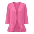 thumbnail image 7 of yillto Womens Summer Cardigan Cover ups 3/4 Sleeve Boho Beach Oversized Open Front Outwear Coverups, 7 of 7