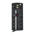 thumbnail image 3 of CyberPower CST135UC 1350VA/810W Simulated Sinewave LCD Battery Backup UPS System, Black, 3 of 10