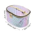 thumbnail image 3 of Ofertas Únicas 1 Pc Bolsa de Maquillaje Duradera para Mujeres para Vacaciones y Actividades al Aire Libre PU Púrpura, 3 of 3