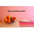 thumbnail image 1 of Custom Decals Buy Something Useful. Wall Art Size: 10 X 36 Inches Color: Black, 1 of 1