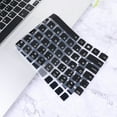 thumbnail image 6 of WHAMVOX Silicone Keyboard Cover for Protection Use Easy to Clean and Thin Design Compatible with 15 6 Inches Laptop R720 Black, 6 of 8