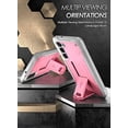 thumbnail image 3 of Poetic Revolution Case for Samsung Galaxy S23 5G 6.2 inch, Heavy Duty Full Body Cover with Kickstand, Light Pink, 3 of 5