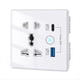 thumbnail image 1 of Enchufe Inteligente Tuya con WiFi, Enchufe Universal para Reino , EE. UU. y UE, Puerto USB 3.0 Tipo C, Compatible para la Aplicación Tuya y Home A, 1 of 5