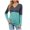 Green, variant on Trendy Tops for Women 2024 Work Clearance Tops for Women Long Sleeve Summer V Neck Casual Tops Regular Blouse Tops
