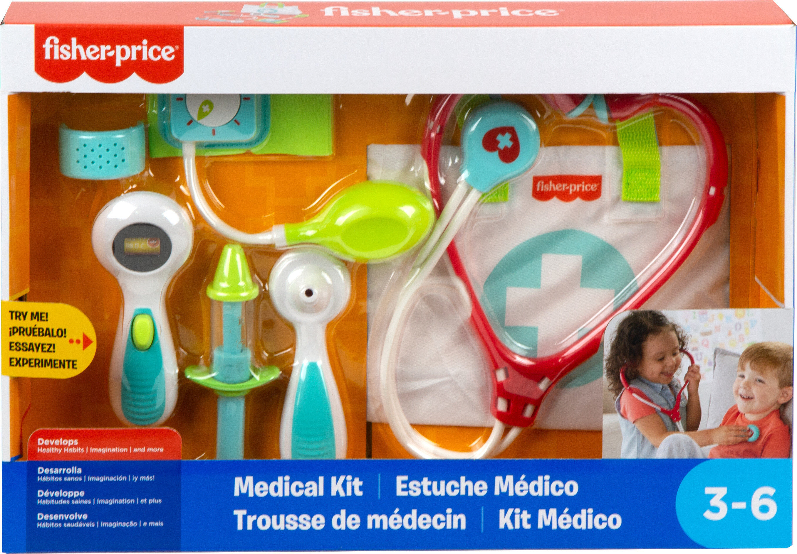 Fisher-Price Medical Kit 7-Piece Doctor Playset photo 6