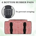 thumbnail image 7 of ZIATUBLE American flag Portable Cover Tote Bag Large Capacity Padded Storage Bag Universal Carrying and Storage Sewing Machine Case Elastic Sewing Kit Storage for 4th of July, 7 of 7