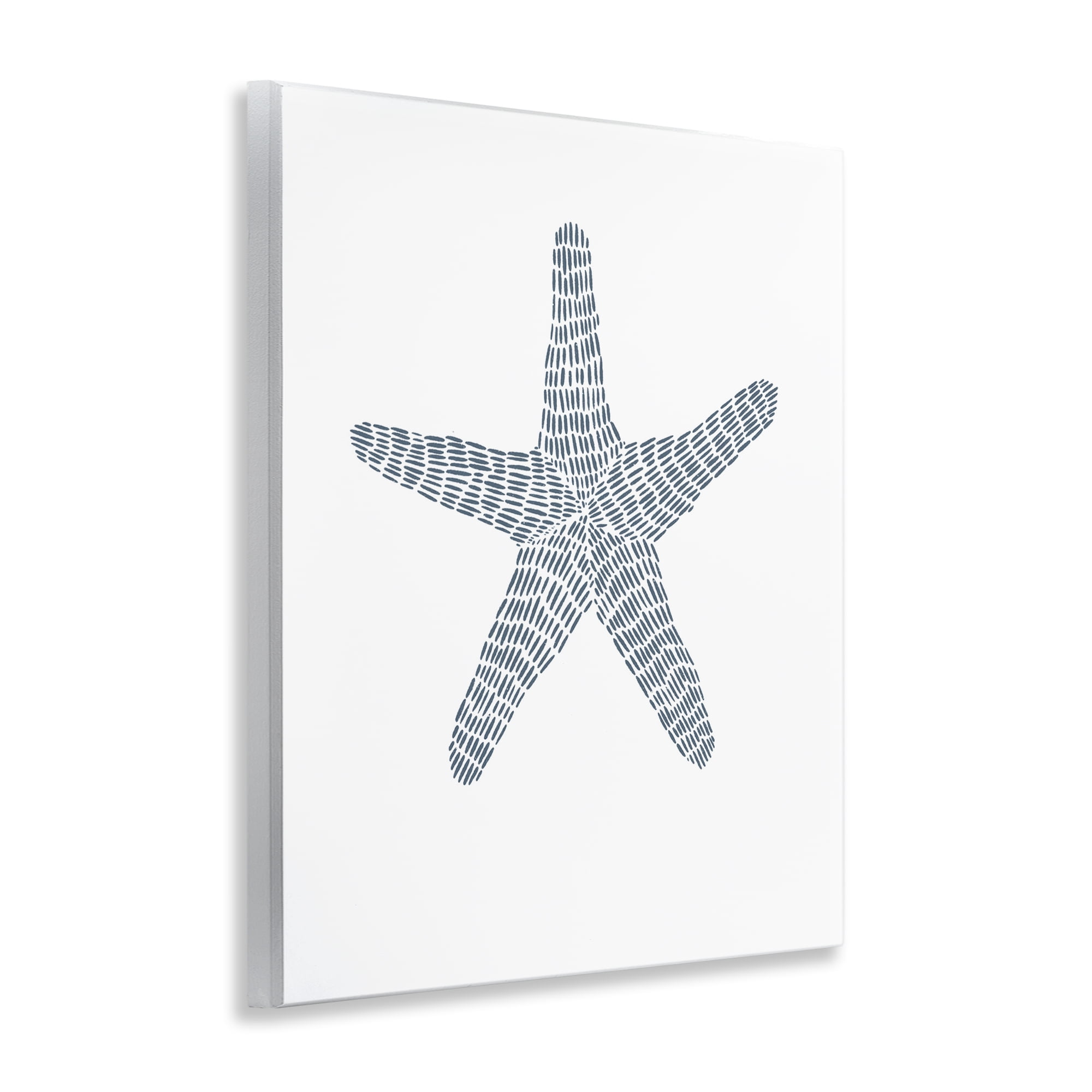 Stupell Industries Minimal Starfish on White Coastal Painting Unframed Art Print Wall Art, 11 x 14