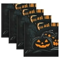 thumbnail image 5 of WOBOGO Ghost Pumpkin Cloth Napkins 4 Pieces Soft Elegant Touch Durable Absorbent Quick Drying for Elegant Dining, 5 of 8