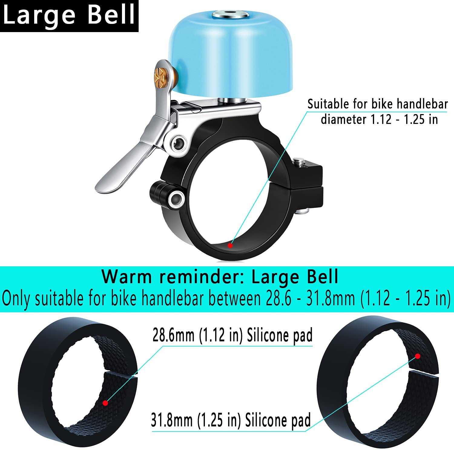 Classic Brass Bicycle Ring Bell Horn 