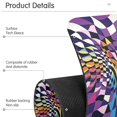 thumbnail image 4 of Yayeee Faucet Mat for Kitchen Sink 14.7" Diatomite Long Splash Guard Pad, Purple Wavy Plaid, 4 of 7