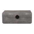 thumbnail image 3 of Uttermost Lalique Decorative Storage Box in Brushed Antique Brass, 12.5", 3 of 7