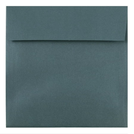 jam paper 6 5 x 6 5 square invitation envelopes malachite green