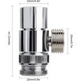 thumbnail image 2 of Desviador de latón para válvula/adaptador de grifo de fregadero de cocina o baño, pieza de repuesto M22, 2 of 5
