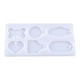 thumbnail image 1 of Molde De Silicona Irregular, Colgante De Hueso De Perro, Molde De Resina De Silicona, Espejo Alto, Fabricación De Joyería Diy, Molde De Fundición De Resina, Accesorio Artesanal Moyic TO005162-00, 1 of 7