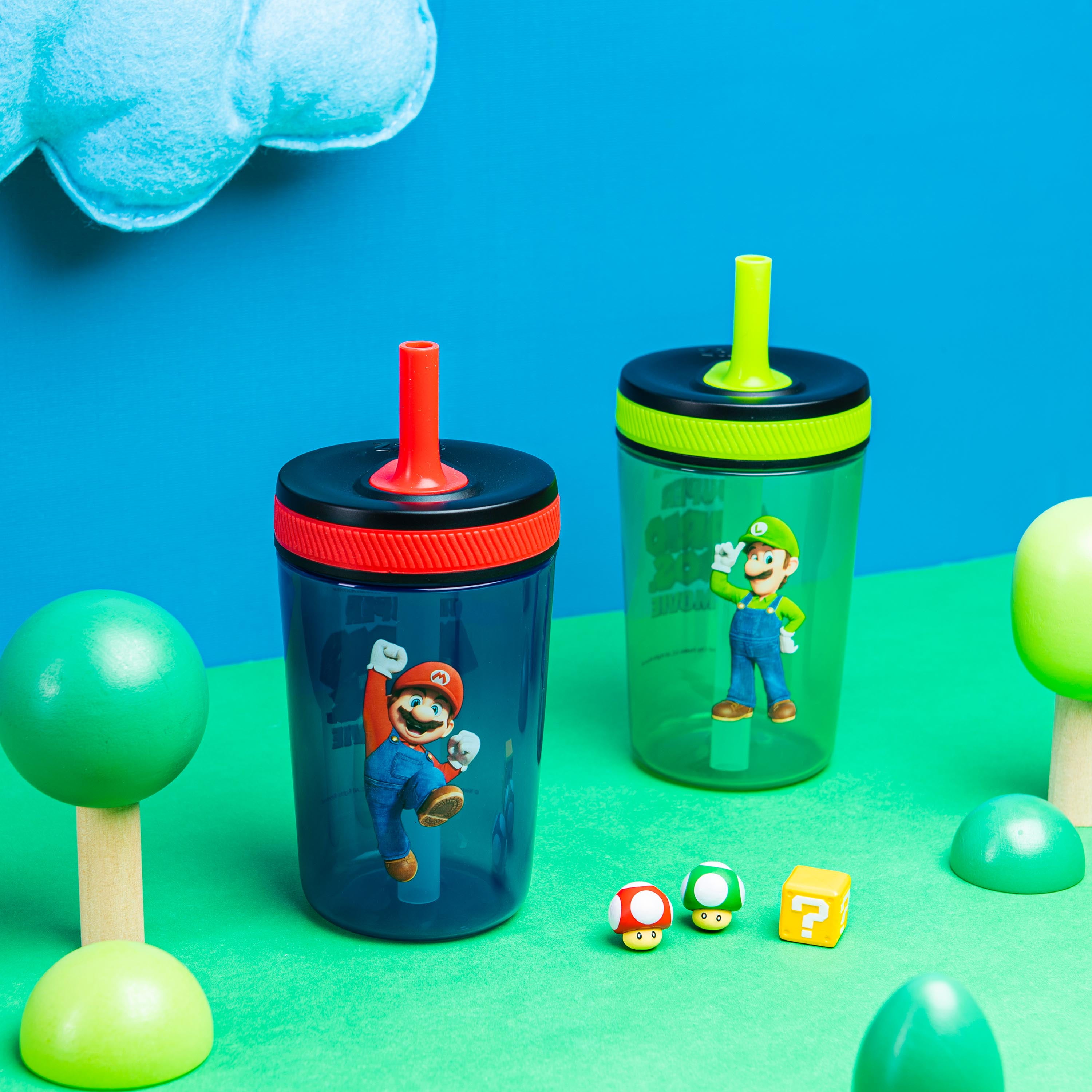 Super Mario and Sonic Personalized Sippy Cup