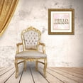 thumbnail image 3 of Allen, Kimberly 20x20 Gold Ornate Wood Framed with Double Matting Museum Art Print Titled - Hello 2 V2, 3 of 4