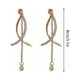 thumbnail image 3 of Pendientes de perlas con fleco Xihbxyly elegantes y largos, 3 of 6