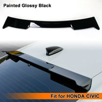 Rear Window Roof Spoiler Wing for 2022 2023 2024 Honda Civic Hatchback ABS Plastic Glossy Black