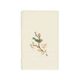 thumbnail image 4 of Authentic Hotel and Spa  Turkish Cotton Blue Bird Embroidered Cream 3-piece Towel Set, 4 of 4