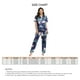thumbnail image 5 of Pijamas de dos piezas para mujer, conjunto de pantalón superior de manga corta sedosa, cuello en V, botones, moda de verano, ropa de dormir, 5 of 5