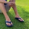 thumbnail image 6 of okabashi mens surf flip flops - sandals,navy,l - (m 8-8.5), 6 of 8