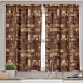 thumbnail image 7 of Ambesonne Coffee Valance & Curtain, Cafeteria Typography, 55"x36", Brown Beige, 7 of 7