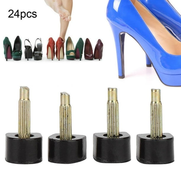 Pasador de tacon para zapatos punta de tacon alto duradero 24 piezas comodo y conveniente para zapatos de tacon alto para el hogar y el exterior LHCER Otros Walmart en linea