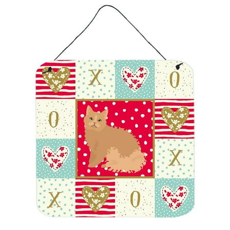 Selkirk Rex Cat Love Wall or Door Hanging Prints